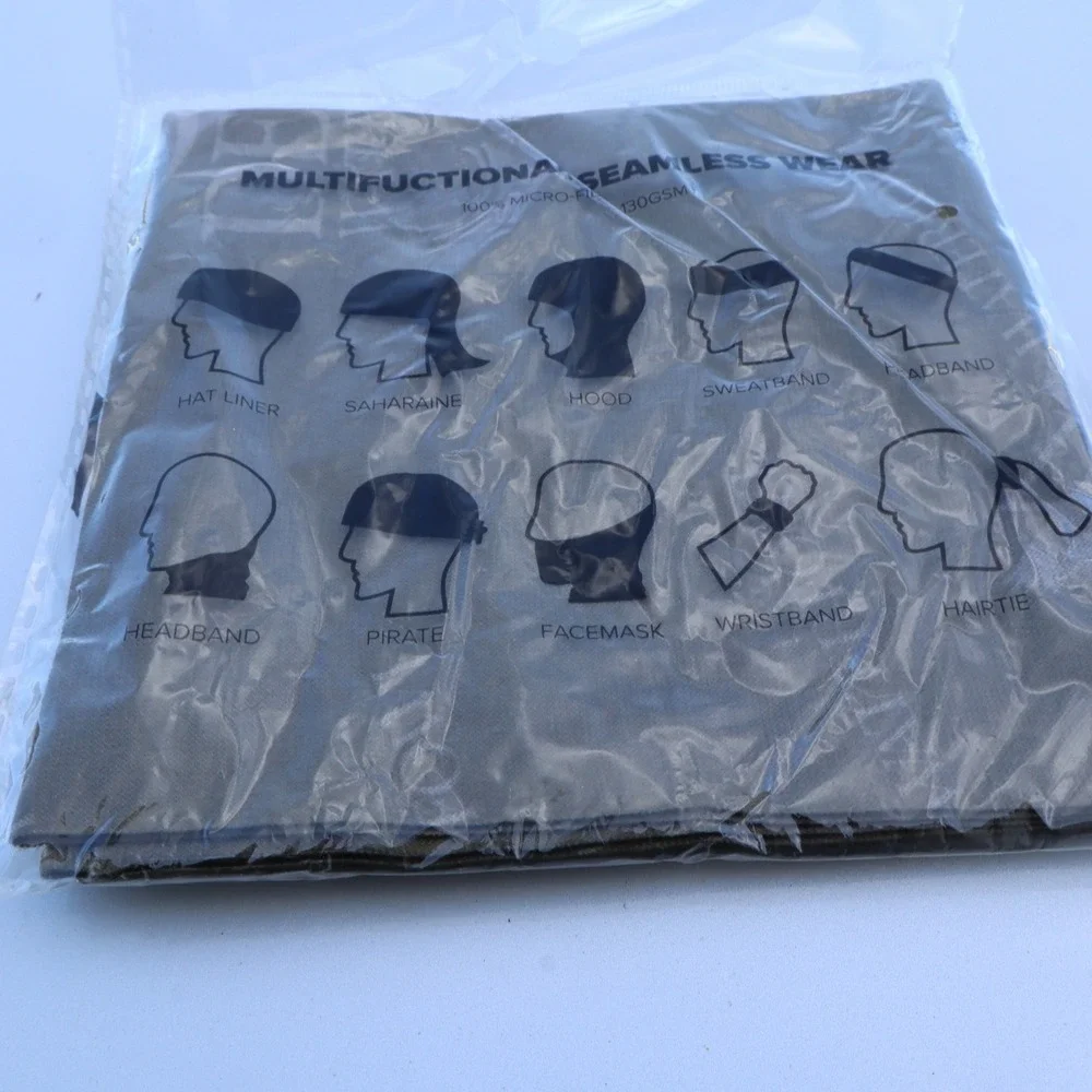 Vintage‎ Multifunctional Seamless Wear Unisex OS Olive Green Tubular Bandana